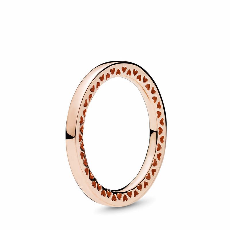 Pandora Rose™ Classic Hearts Stackable Ring Egypt NX1504697